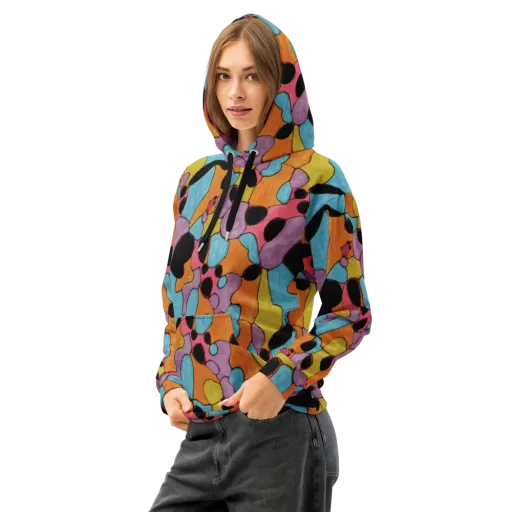 Pop Prism on a Cotton Hoodie