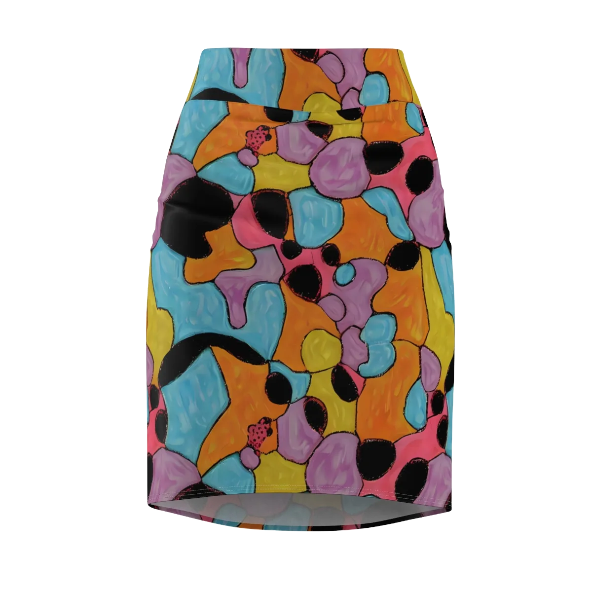 Pop Prism on Pencil Skirt — Front