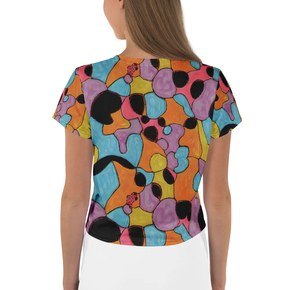 Pop Prism on Crop Tee — Back