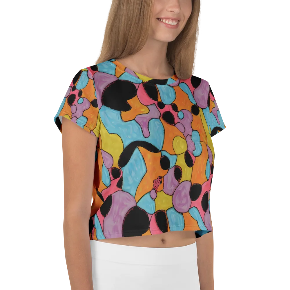Pop Prism on Crop Tee — Right
