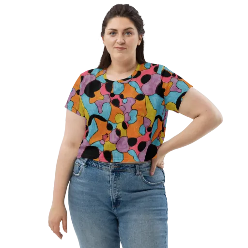 Pop Prism on a Crop Tee
