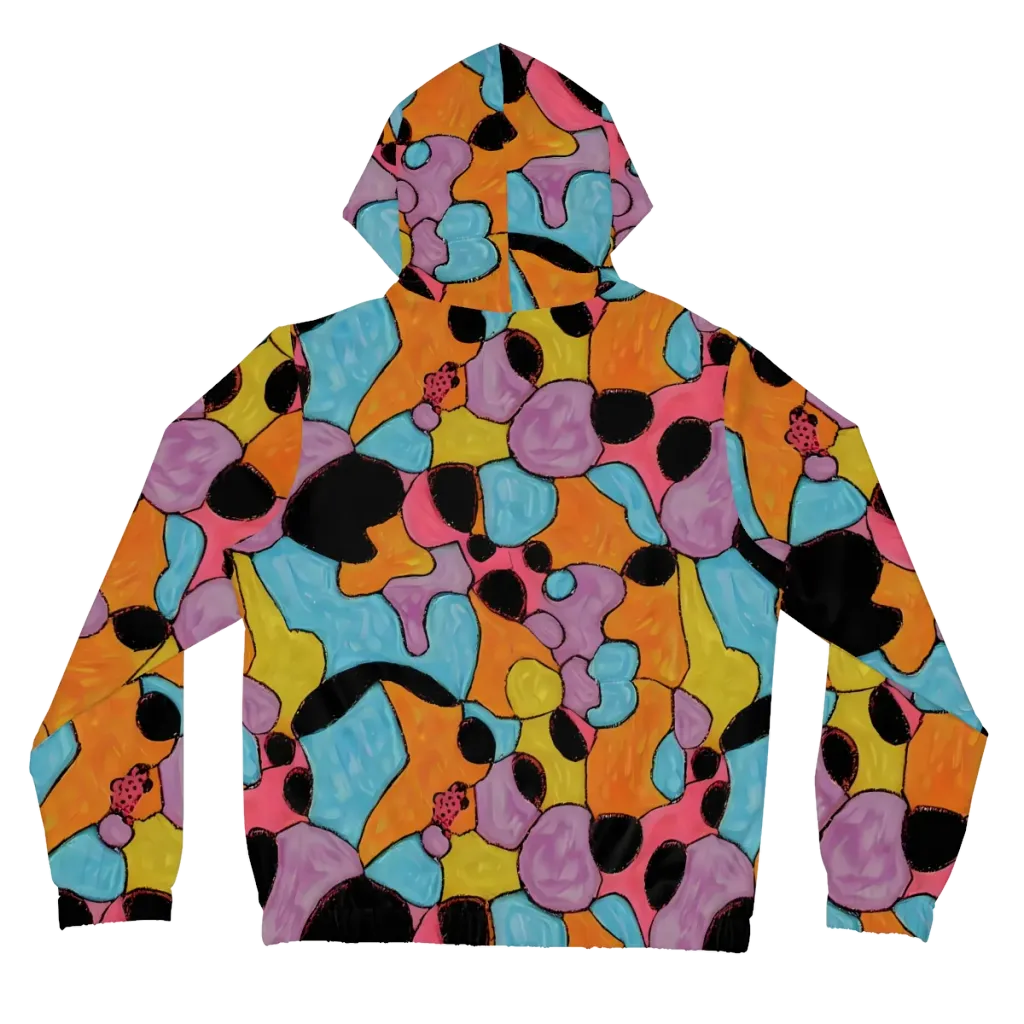 Pop Prism on Women's Full-Zip Hoodie — Back