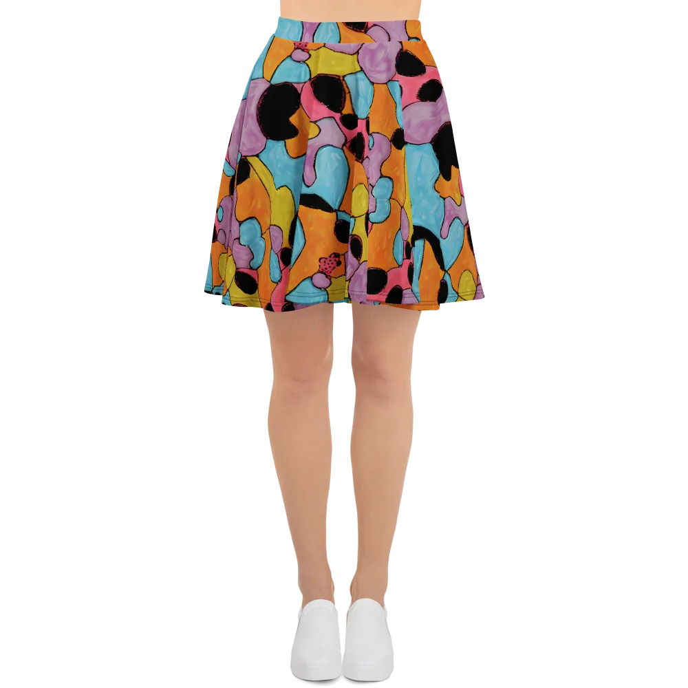 Pop Prism on Skater Skirt — Front
