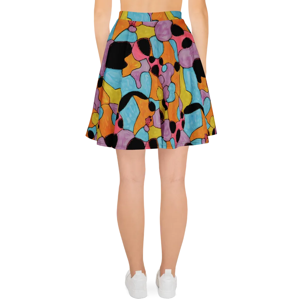 Pop Prism on Skater Skirt — Back
