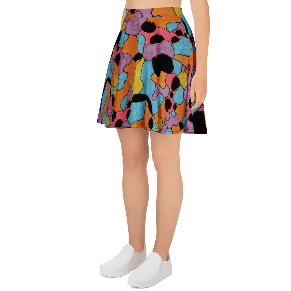 Pop Prism on Skater Skirt — Left