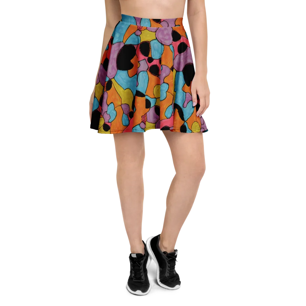 Pop Prism on Skater Skirt — Front