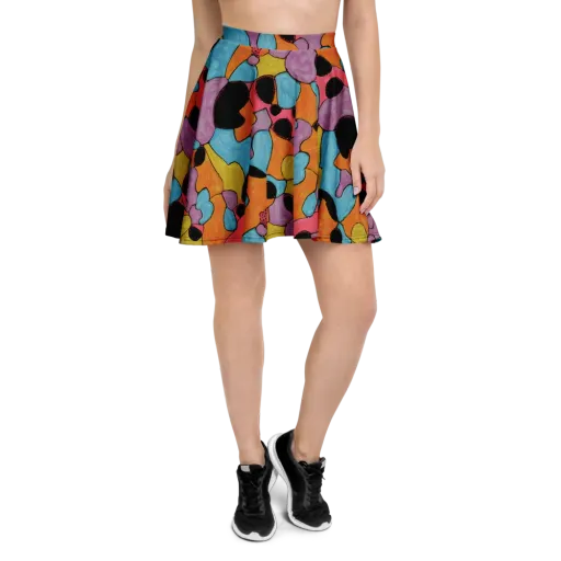 Pop Prism on a Skater Skirt
