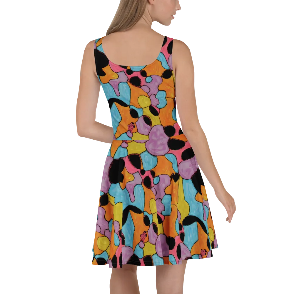 Pop Prism on Skater Dress — Back