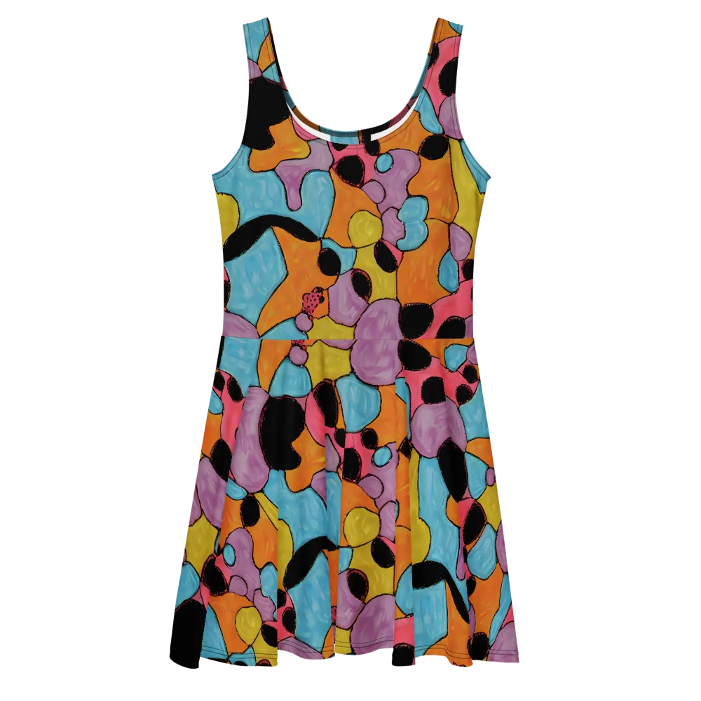 Pop Prism on Skater Dress — Front
