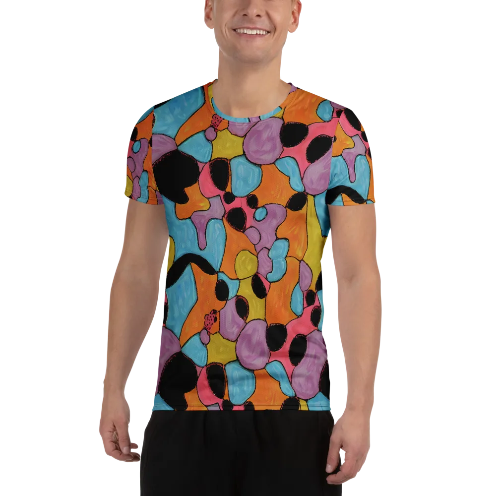 Pop Prism on Men's Athletic T-Shirt — Front