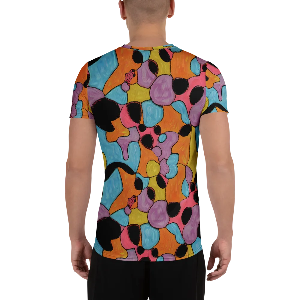 Pop Prism on Men's Athletic T-Shirt — Back