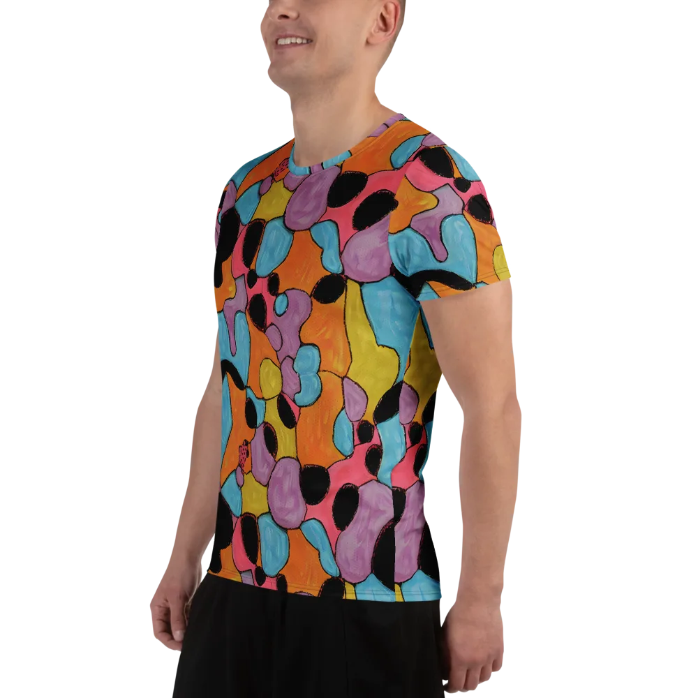 Pop Prism on Men's Athletic T-Shirt — Left