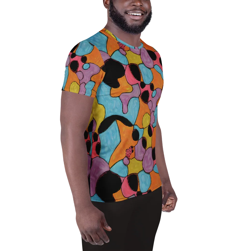 Pop Prism on Men's Athletic T-Shirt — Right