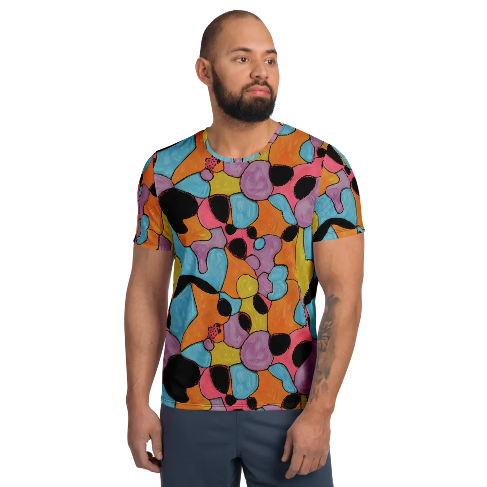 Pop Prism on Men's Athletic T-Shirt — Front