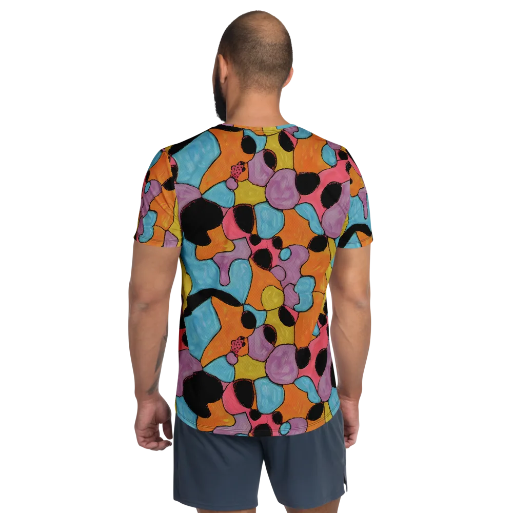 Pop Prism on Men's Athletic T-Shirt — Back