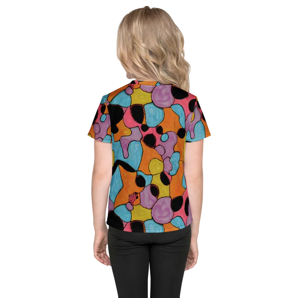 Pop Prism on Kids Crew Neck T-Shirt — Back