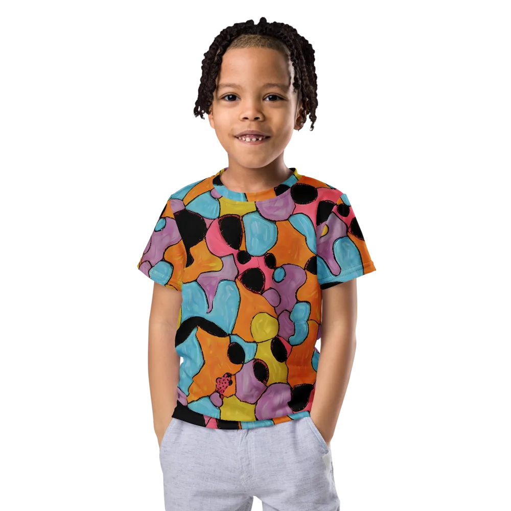 Pop Prism on Kids Crew Neck T-Shirt — Front