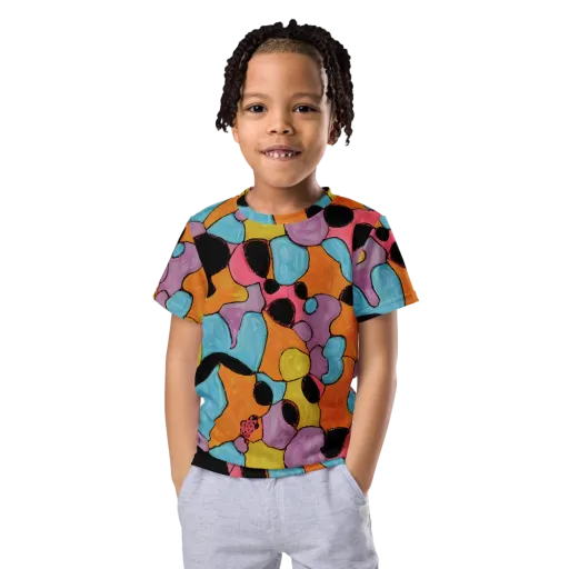 Pop Prism on a Kids Crew Neck T-Shirt