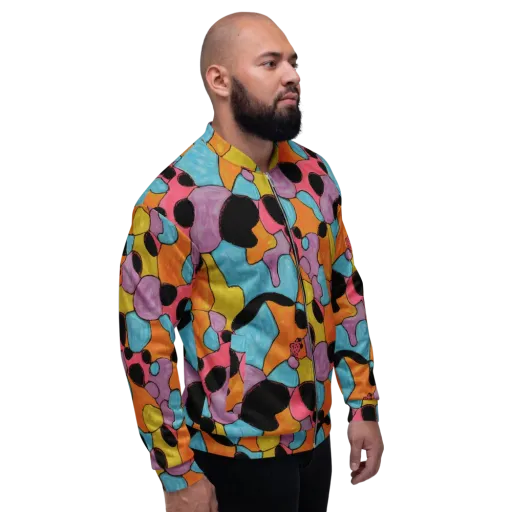 Pop Prism on a Bomber Jacket