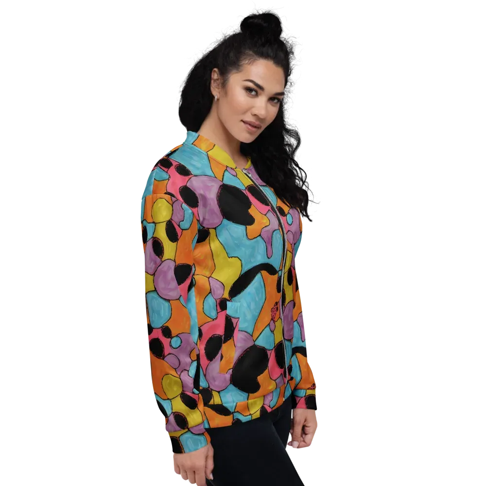 Pop Prism on Bomber Jacket — Right