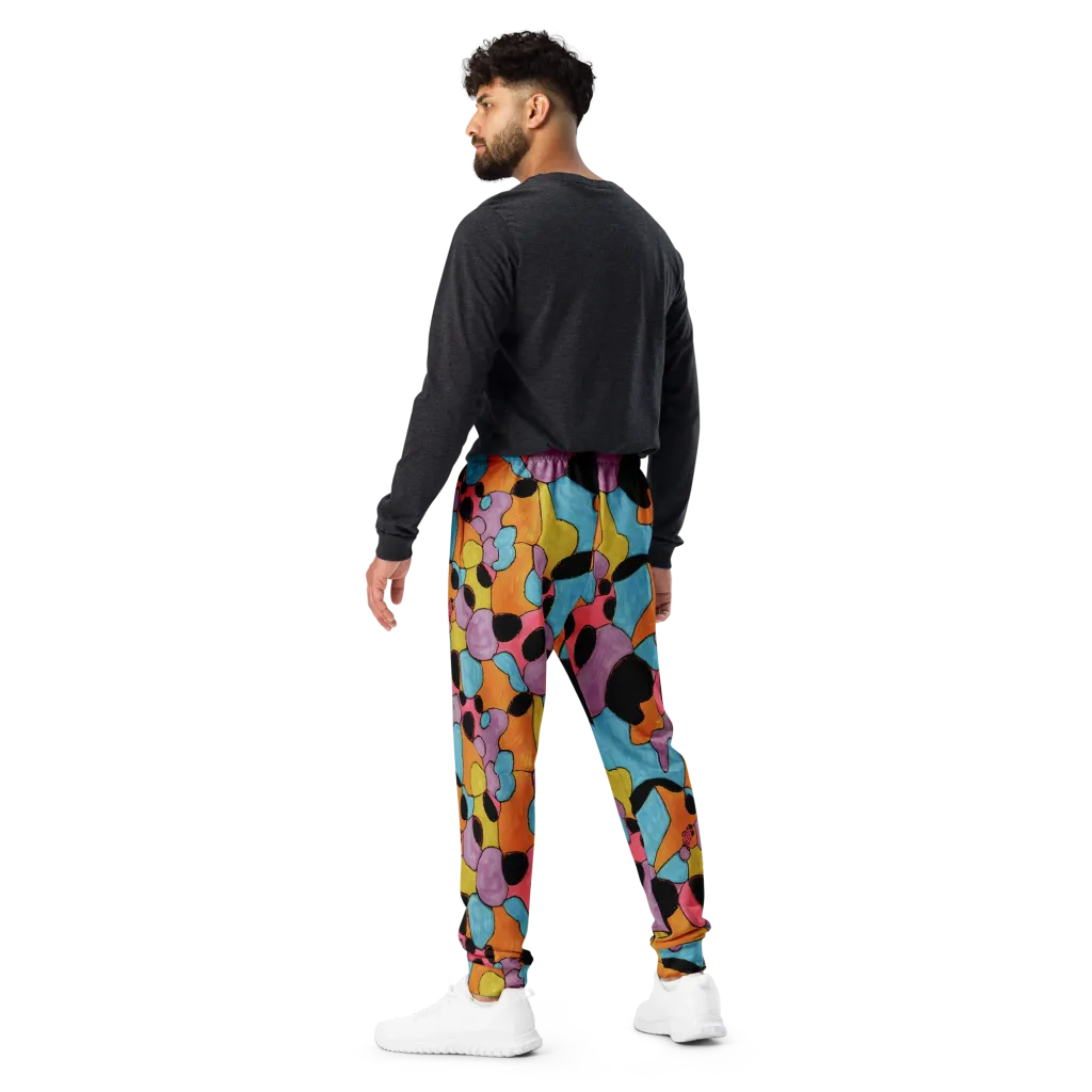Pop Prism on Men's Joggers — Back