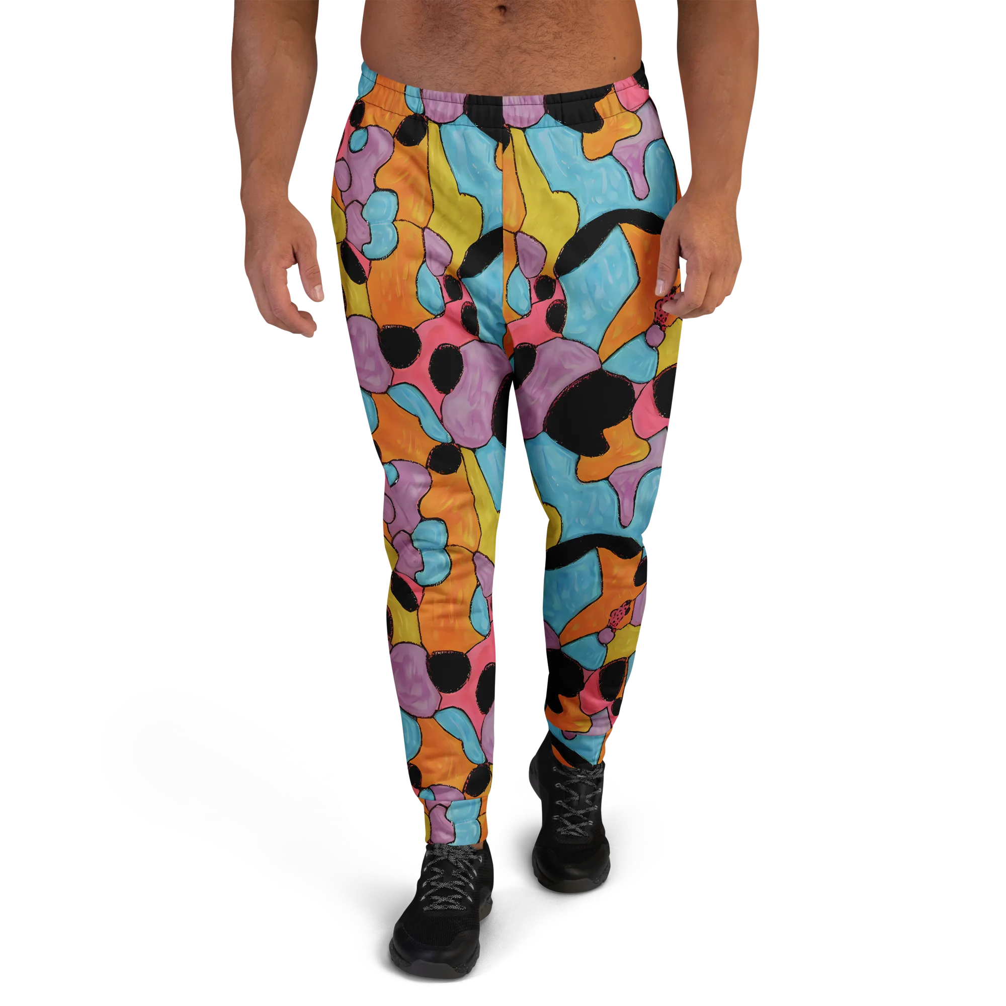 Pop Prism on Men's Joggers — Front