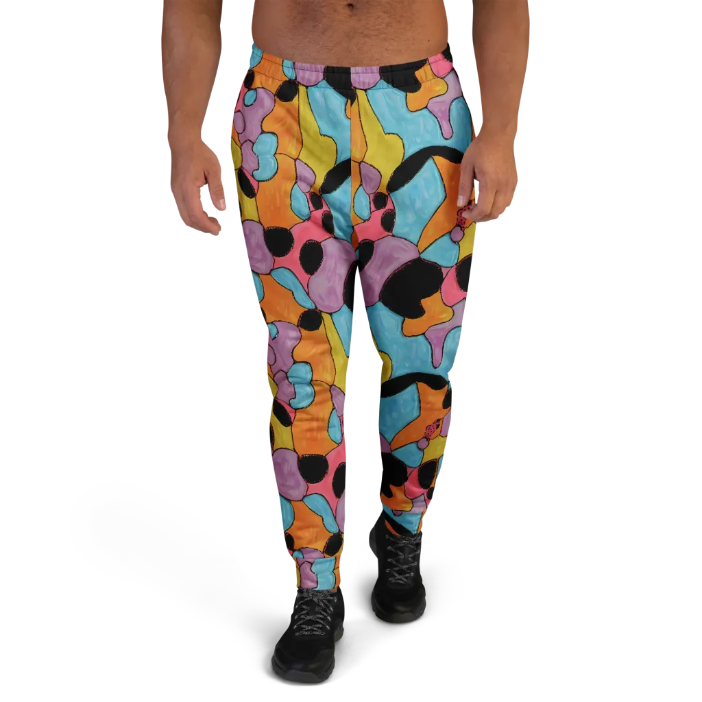 Pop Prism on Men's Joggers — Front