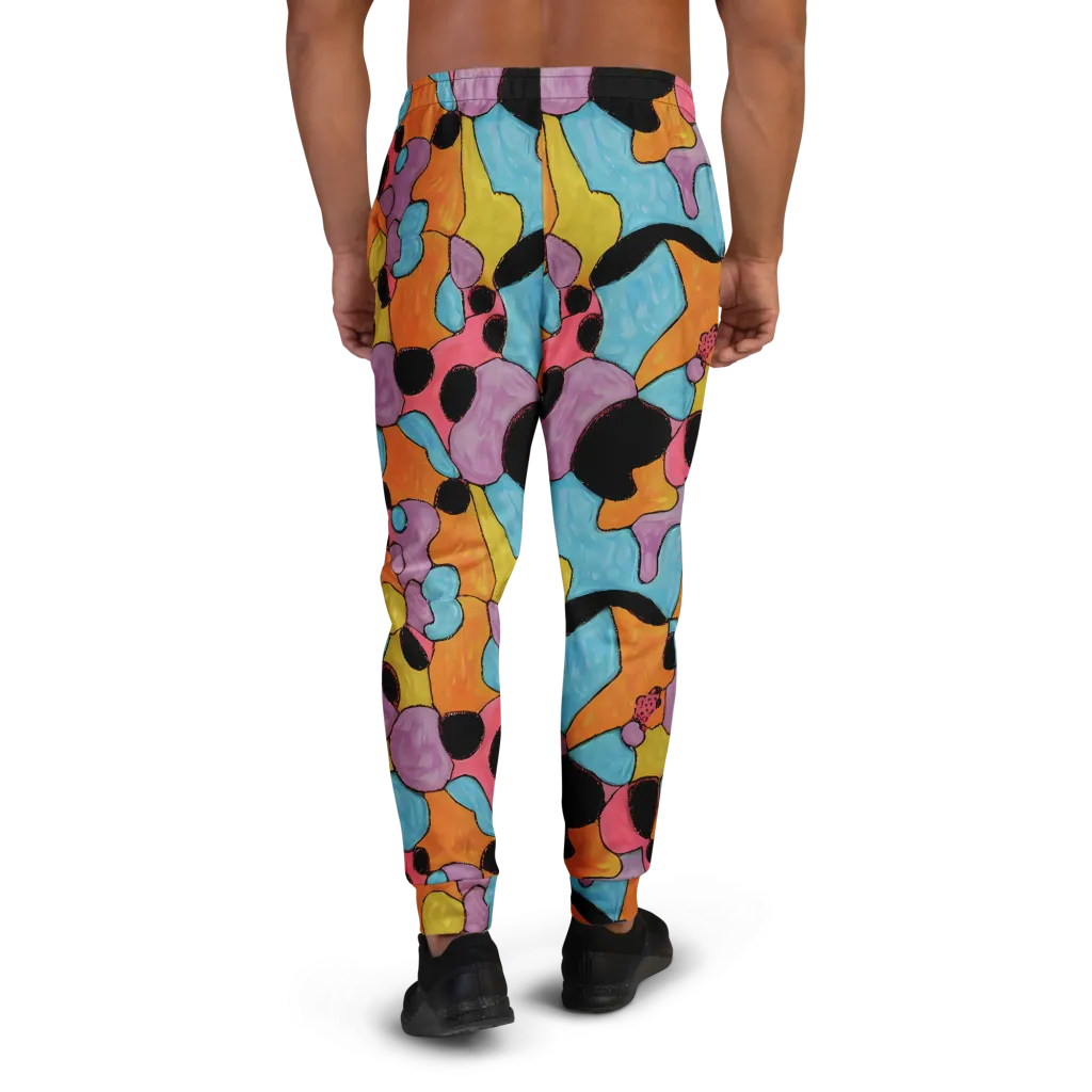 Pop Prism on Men's Joggers — Back