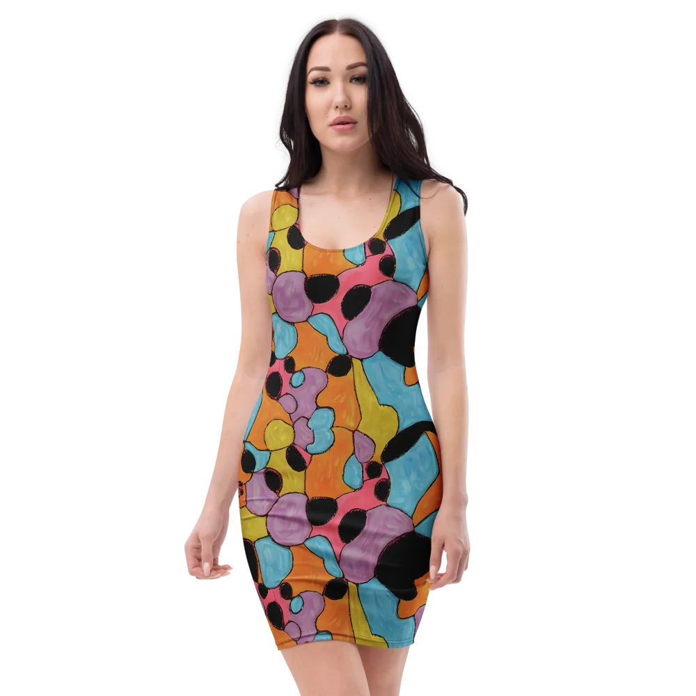 Pop Prism on Bodycon Dress — Front