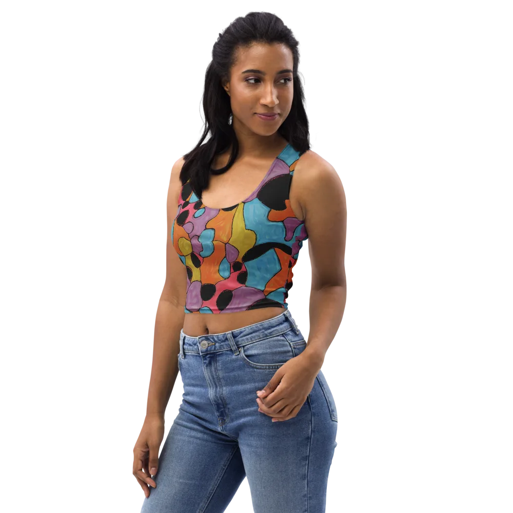 Pop Prism on Crop Top — Left Front