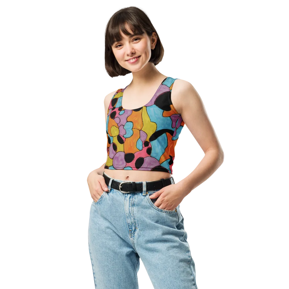 Pop Prism on Crop Top — Front
