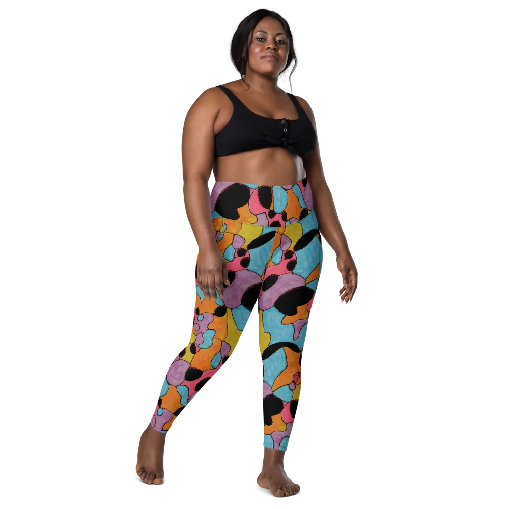 Pop Prism on Leggings with Pockets — Front