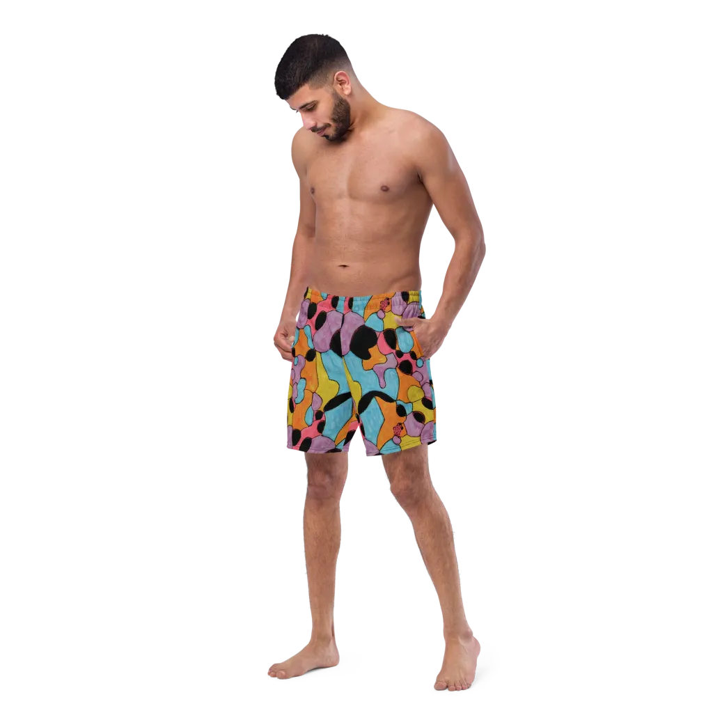 Pop Prism on Swim Trunks — Left Front