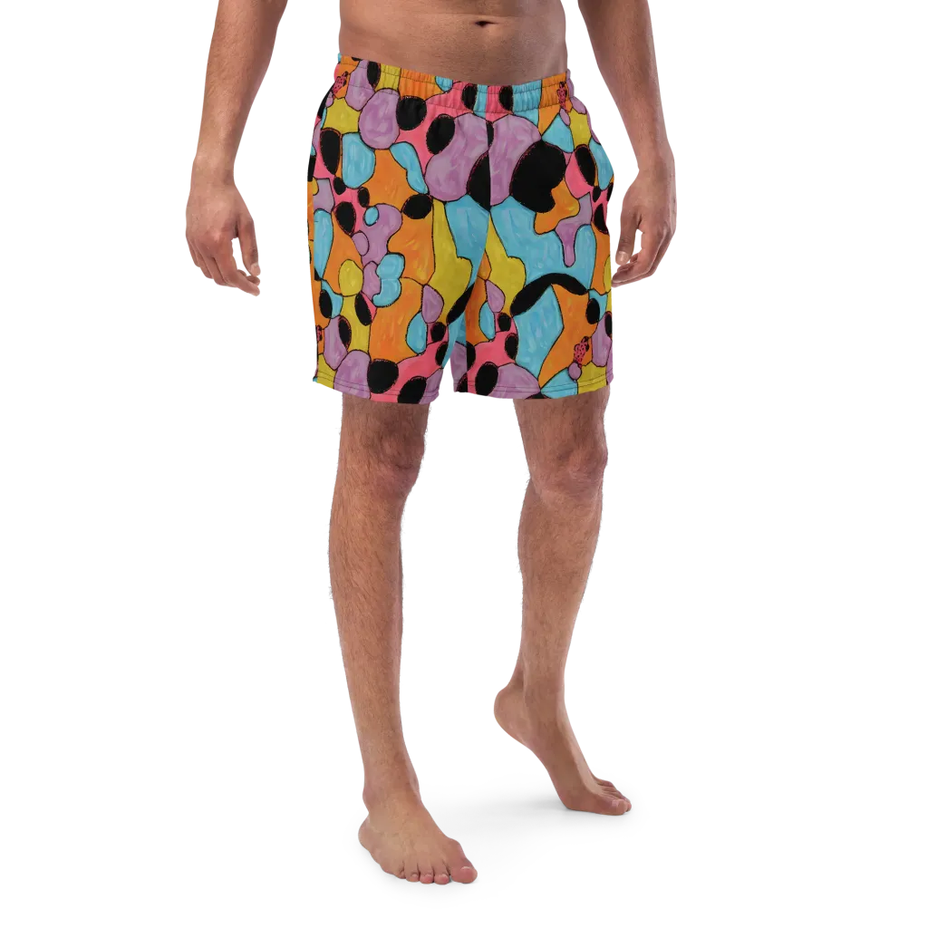 Pop Prism on Swim Trunks — Front