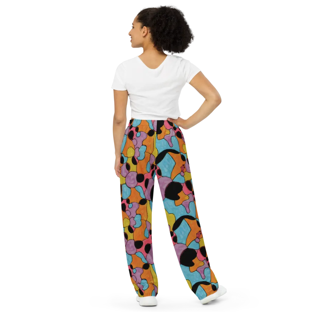 Pop Prism on Wide-Leg Pants — Back