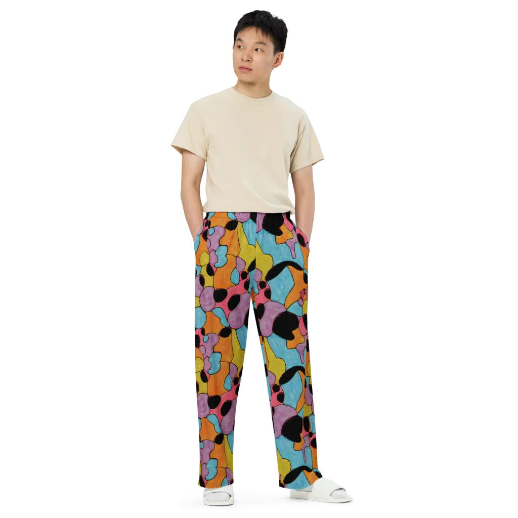 Pop Prism on Wide-Leg Pants — Front