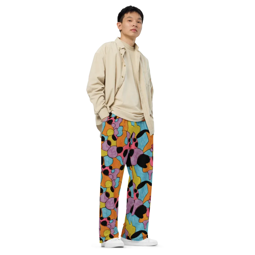 Pop Prism on Wide-Leg Pants — Right Front