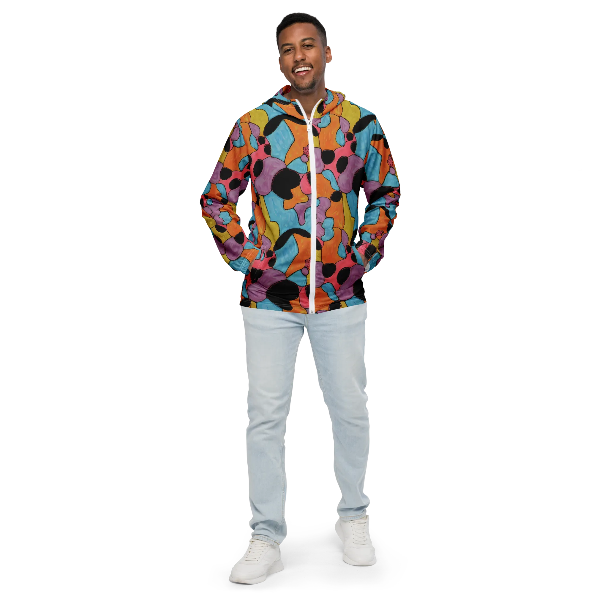 Pop Prism on Men's Windbreaker — Front