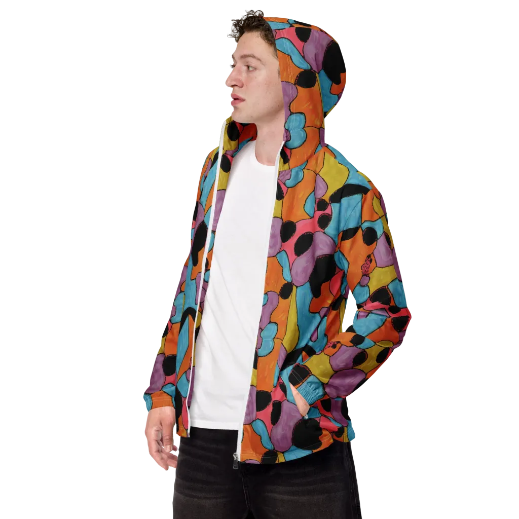 Pop Prism on Men's Windbreaker — Left Front