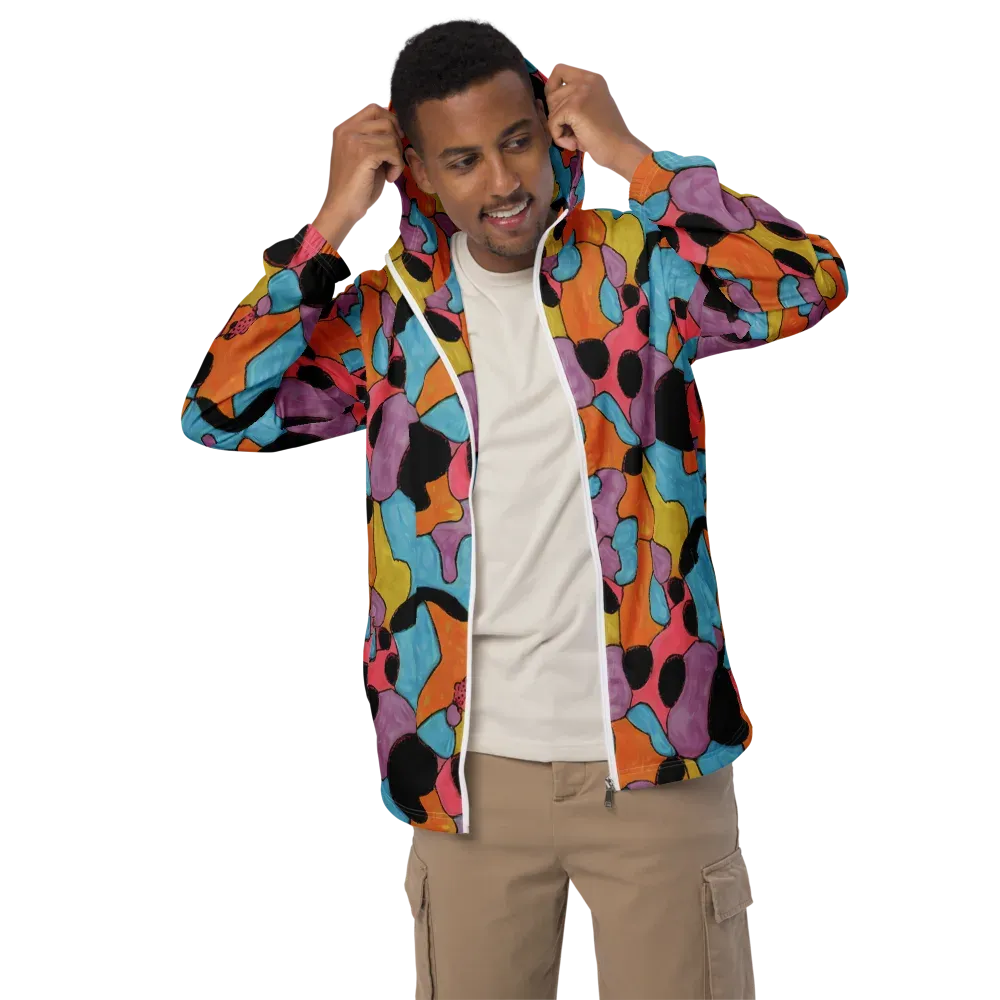 Pop Prism on Men's Windbreaker — Front