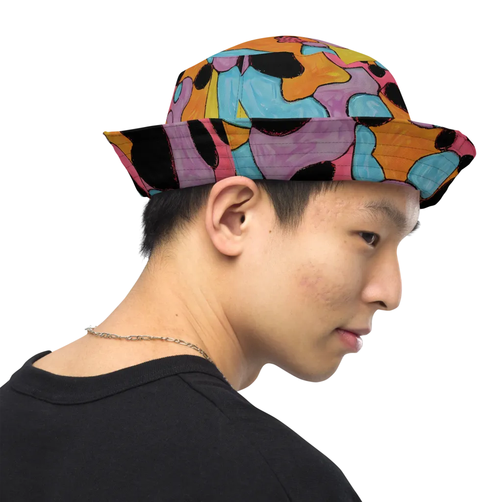Pop Prism on Reversible Bucket Hat — Right Outside