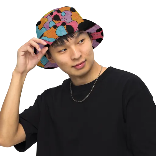 Pop Prism on a Reversible Bucket Hat