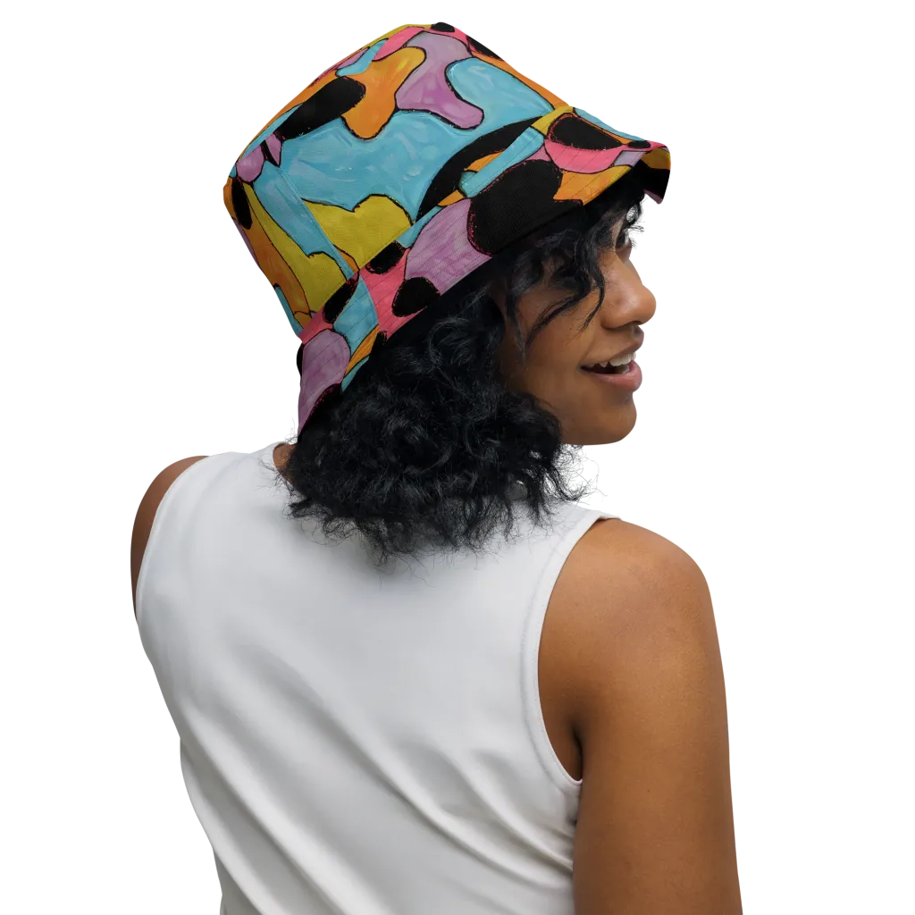 Pop Prism on Reversible Bucket Hat — Right Outside