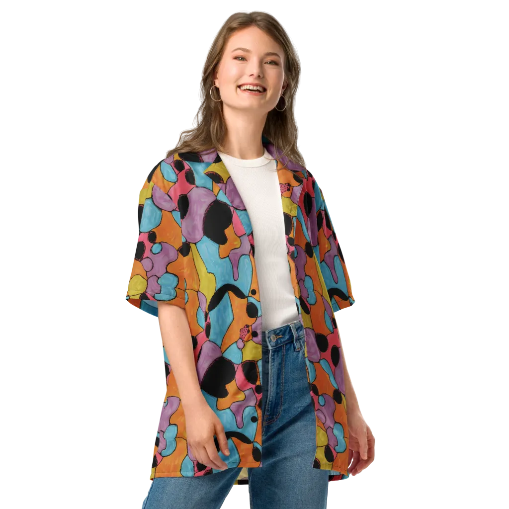 Pop Prism on Button Shirt — Front