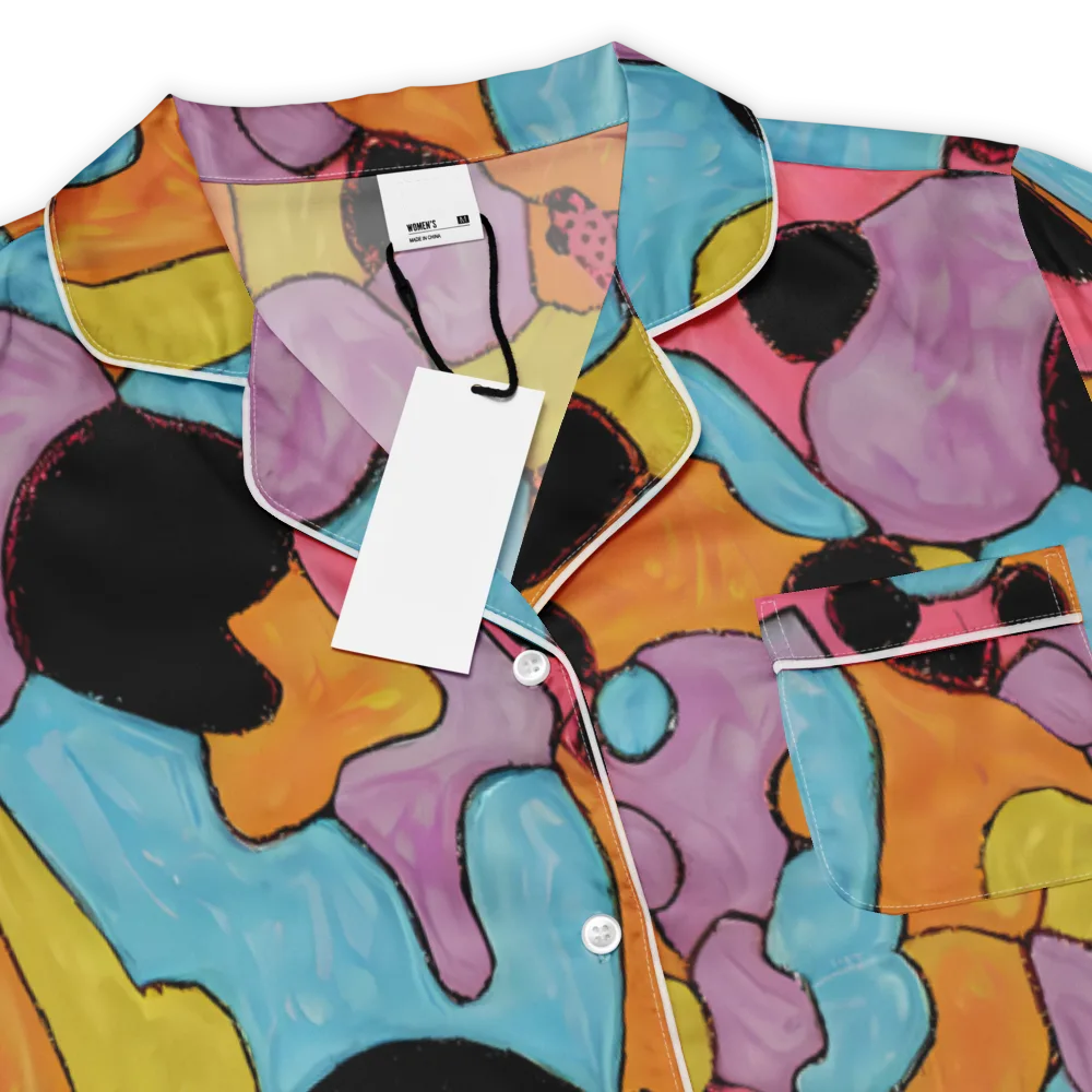 Pop Prism on Women's Short Sleeve Pajama Top — Product details