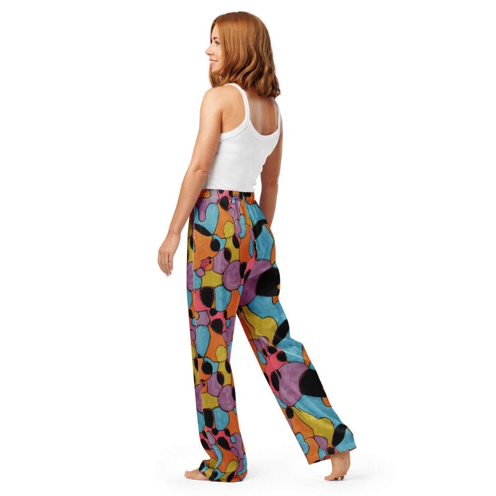 Pop Prism on Women's Pajama Pants — Back