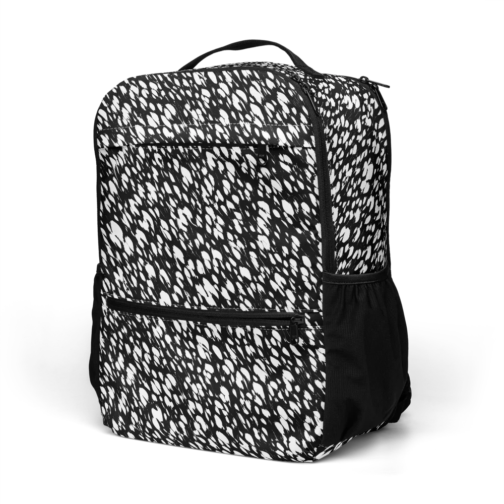 Noir Static on Utility Backpack — Left Front