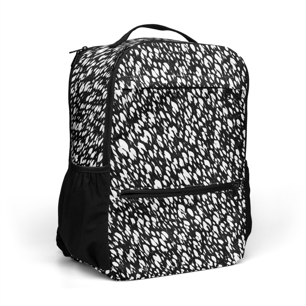 Noir Static on Utility Backpack — Right Front