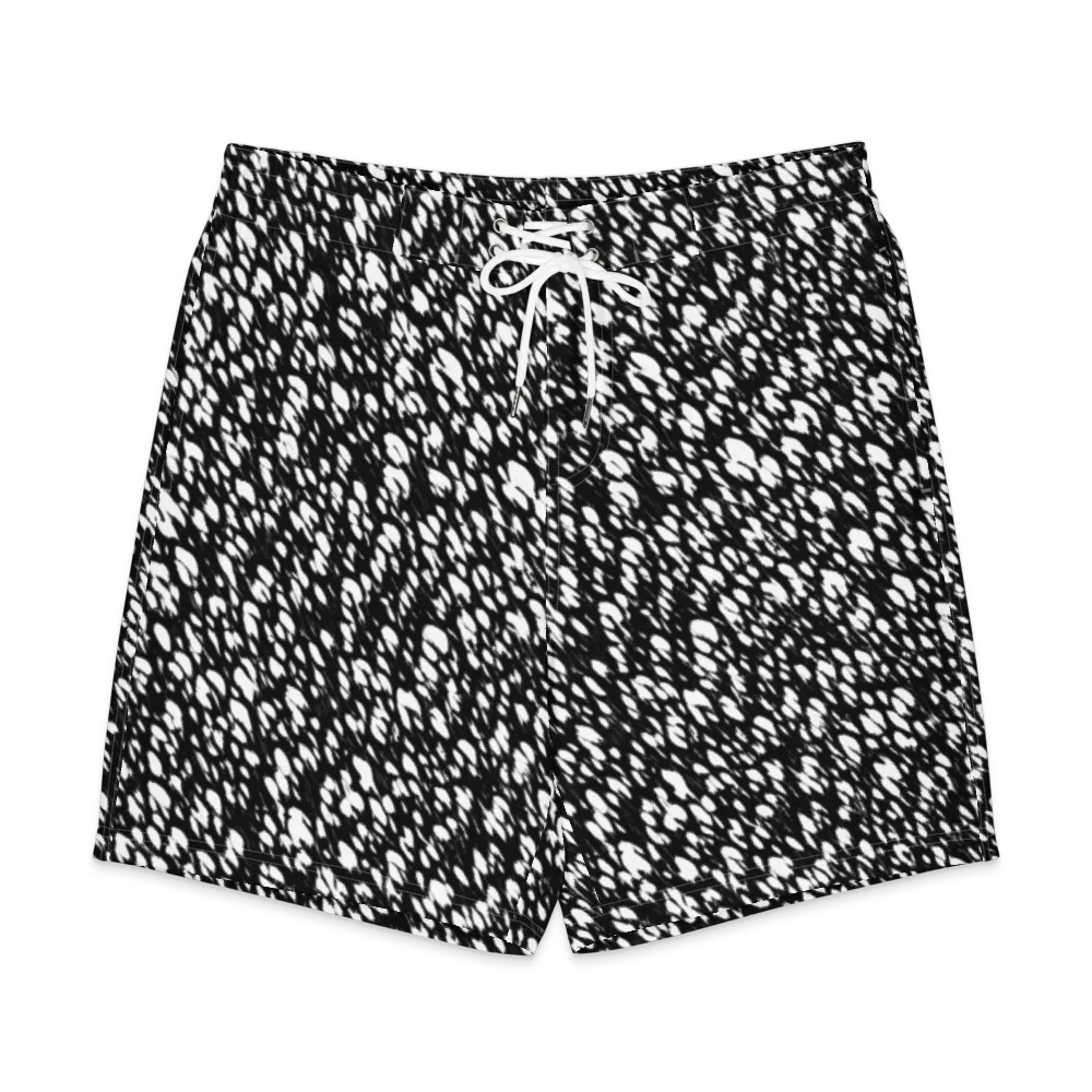 Noir Static on Men's Board Shorts — Front