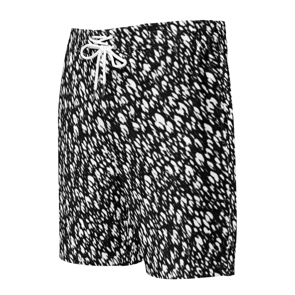 Noir Static on Men's Board Shorts — Front